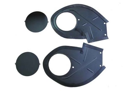 Coppia parasassi anteriori con coperchi Alfa Romeo Duetto Spider '66-'82