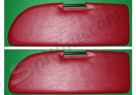 Coppia pantine parasole Fiat 500 colore bordeaux