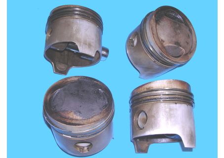 Serie 4 pistoni STD usati con fasce e spinotti Lancia Fulvia Coupè HF 1600, Sport Zagato 1600