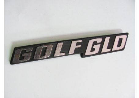 Scritta posteriore in plastica GOLF GLD per Volkswagen Golf
