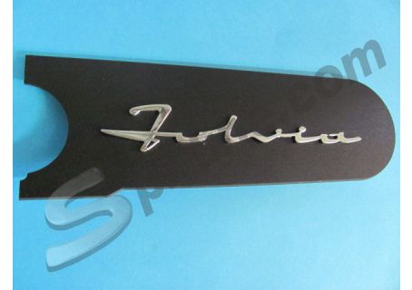 Piastra porta fregio con scritta per cruscotto Lancia Fulvia Coupé, HF, Sport