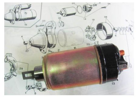 Interruttore elettromagnetico per motorino di avviamento Bosch ad.le Lancia Fulvia dal '70 (rif. 2279705) - Alfa Romeo Alfasud