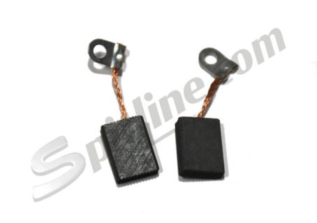 Coppia spazzole per dinamo imp. Bosch adattabili Alfa Romeo Giulia 1300,TI (69-71), GTC, GTA 1600 (-'71), Giulia Super 1600, Spider ('69-79); Fiat 600, 600D, 600 Multipla, Opel Kadett (65-70), Rekord (-'71), Commodore (-'71); Lancia Fulvia 2C, GT, GTE, Co