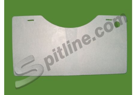 Riparo calore targa per cofano motore Fiat 500 D/F/L/R