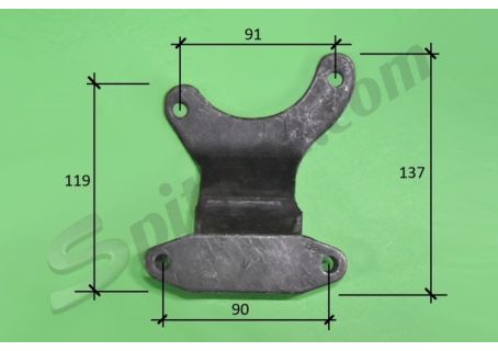 Tassello posteriore cambio Fiat 125 Special, 132 (5 marce)