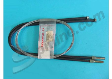 Cavo freno a mano (mm 2850) con due guaine Lancia Fulvia 1^ serie (Verificare compatibilità prima dell'acquisto)