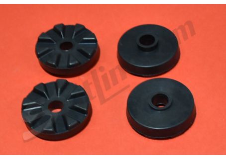Serie 4 rondelle arresto sospensioni Alfa Romeo Giulietta Berlina, TI, Sprint, Giulietta 1300 Spider, Giulia 1600 Spider