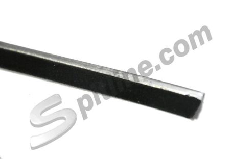 Feltro raschiavetro (spezzone da 1 metro) con anima metallica e bordino inox Alfa Romeo (105_), Fiat, Lancia Fulvia, Ferrari, Lamborghini, Maserati