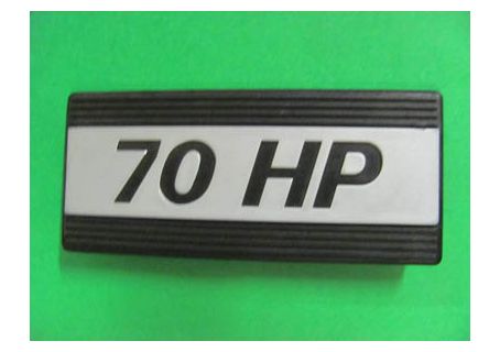 Scritta in plastica 70HP per Fiat 127 Sport