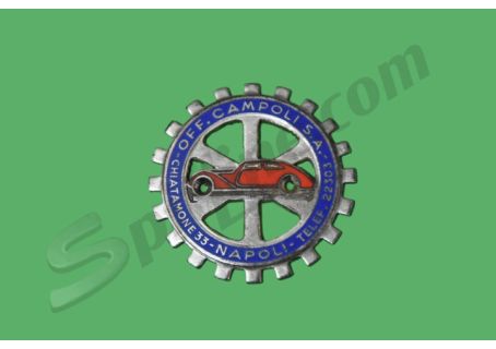 Stemma usato diam 39 mm Officina  Campoli - Napoli