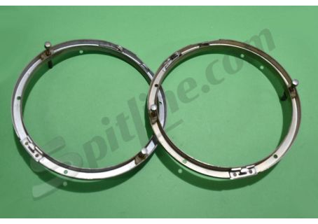 Coppia anelli sede faro Fiat 600 E