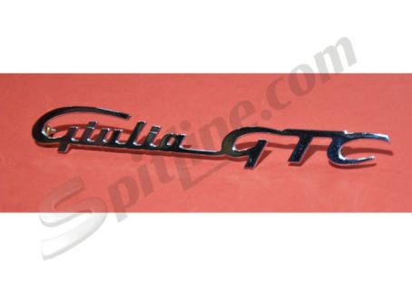 Scritta "Giulia GTC" (mm 180) per Alfa Romeo Giulia GT Cabriolet ('65-'66)