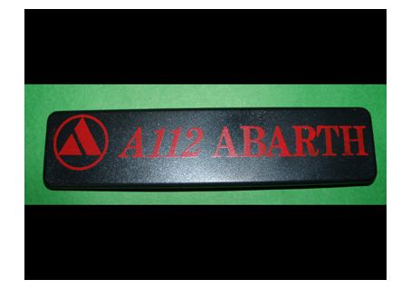 Scritta posteriore Autobianchi A112 Abarth ('82)