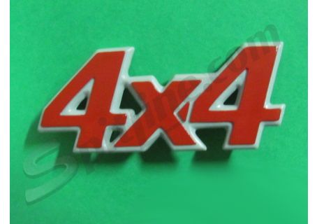 Scritta 4x4 per modanatura laterale Fiat Panda ('86-'03)