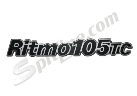 Scritta posteriore in plastica "Ritmo 105 TC"