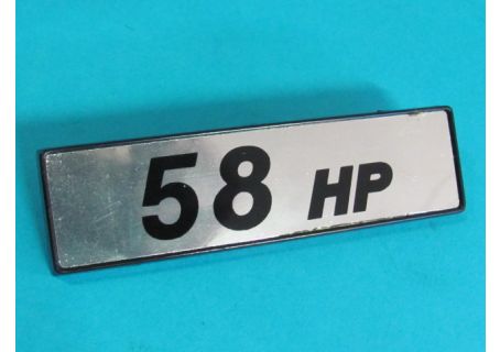 Scritta 58 HP per Autobianchi A112 Abarth