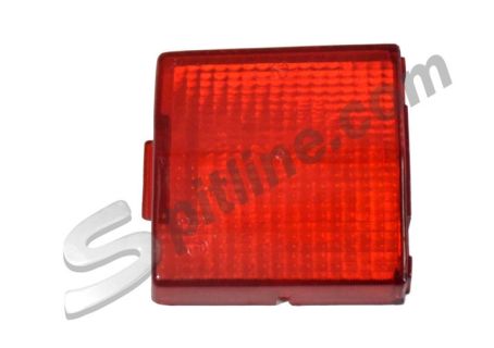 Plastica rossa per fanale freccia posteriore sinistra Fiat 124 Spider America