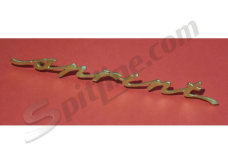 Scritta dorata mm 190 "sprint" per Alfa Romeo