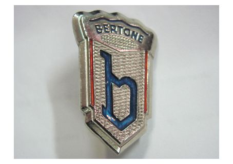 Stemma laterale in metallo verniciato BERTONE per Alfa Romeo 2600 Sprint  etc.