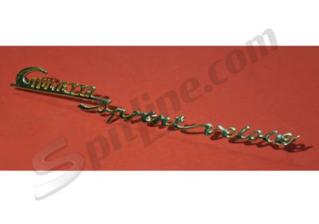 Scritta dorata mm 200 "Giulietta sprint veloce" per Alfa Romeo