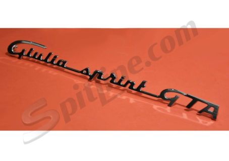 Scritta cromata mm 270 Alfa Romeo "Giulia Sprint GTA"