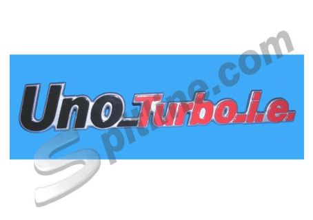 Scritta posteriore Fiat Uno Turbo i.e.