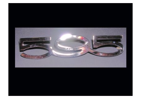 Scritta 595 per 500 Abarth (largh.cm.12 circa)