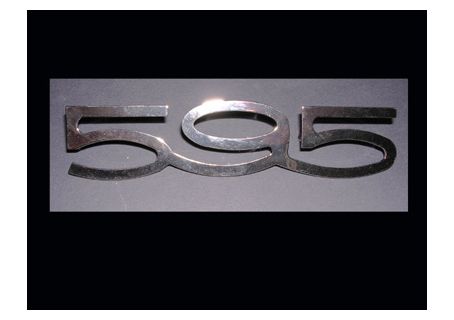 Scritta 595 per 500 Abarth (largh.cm.14 circa)