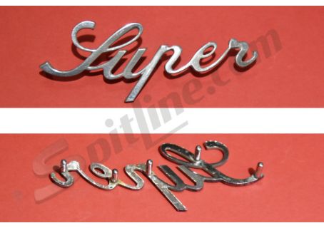 Scritta usata "Super" per Alfa Romeo Giulia (105)