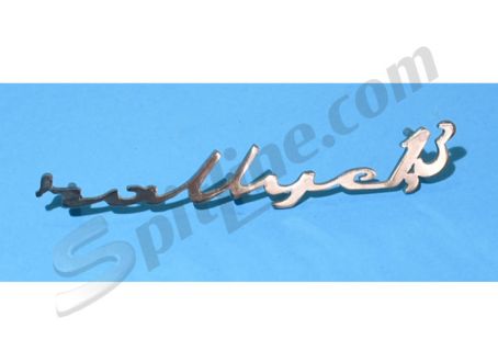 Scritta posteriore in acciaio mm 170 "rallye 1,3" per Lancia Fulvia Coupè