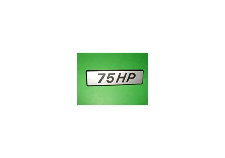 Scritta 75HP per Fiat 127 Sport 3^ serie