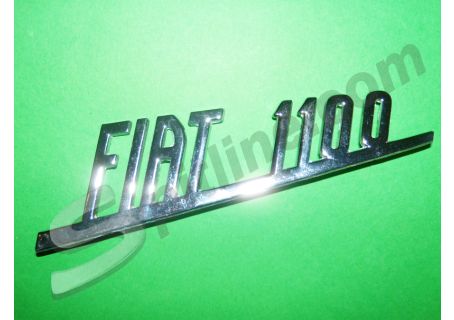 Scritta posteriore in metallo  Fiat 1100