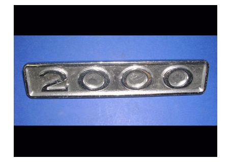 Scritta 2000 per Lancia 2000