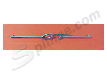 Scritta GT per cofano posteriore Alfa Romeo GT Bertone