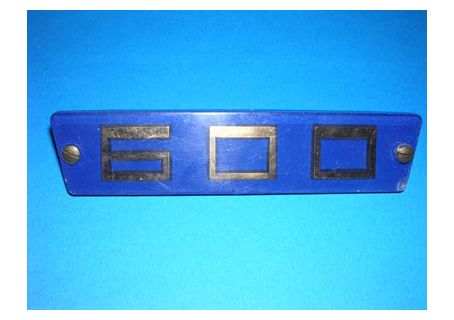 Fregio con scritta per Fiat 600