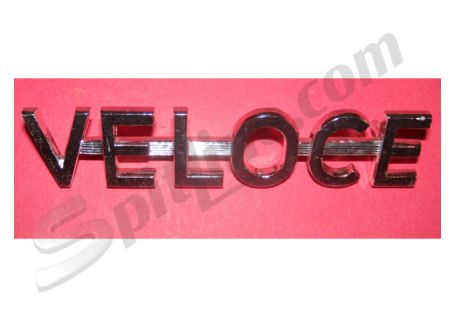 Scritta posteriore VELOCE (mm100 circa) Alfa Romeo Giulia 1600 Spider Veloce - 2^ Scelta