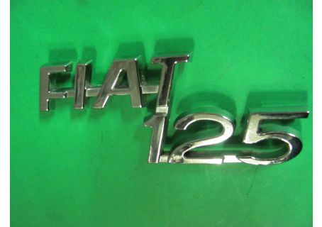 Scritta posteriore Fiat 125