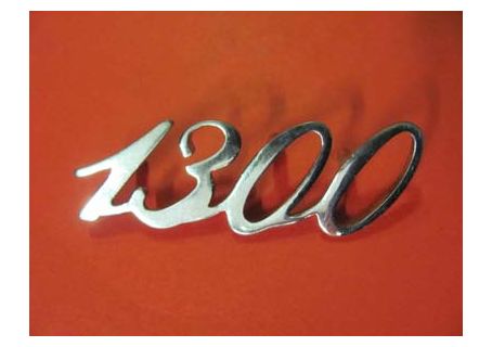 Scritta posteriore cromata 1300 per Alfa Romeo Giulia Nuova Super