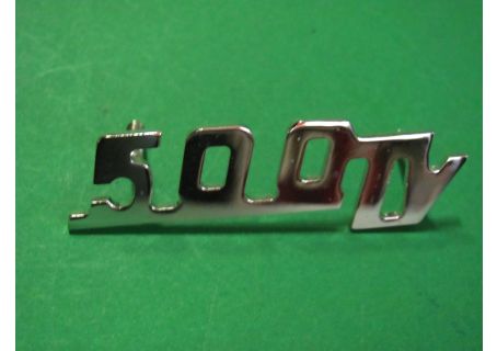 Scritta per cruscotto Fiat 500TV Giannini