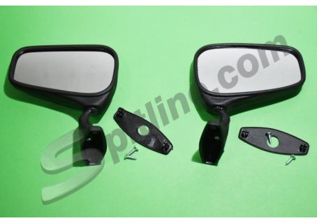 Coppia specchietti retrovisori (sx+dx) Fiat 500, 126, 127, Panda 30, Panda 45