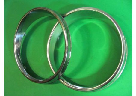 Coppia cerchi fari Fiat 128 1^ serie Berlina e Familiare ('69-'72)