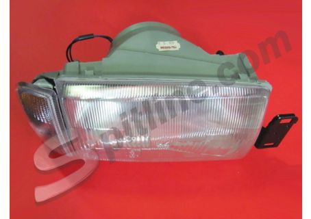 Faro destro Siem H4 con fanale freccia incolore Alfa 33
