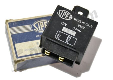 Relè intermittenza tergicristallo Sipea 0489 Alfa Romeo Alfetta GTV  2000, GTV6 2500, Spider, ecc.
