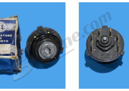 Commutatore Sipea 5249 (6 pin) per antifurto avviamento Fiat 500 (10/'69→)