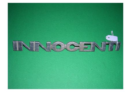 Scritta usata INNOCENTI cm.16,5 per Mini Minor