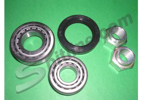 Kit riparazione ruota anteriore (cuscinetti + paraolio) Fiat 500 D/F/L - Autobianchi Bianchina