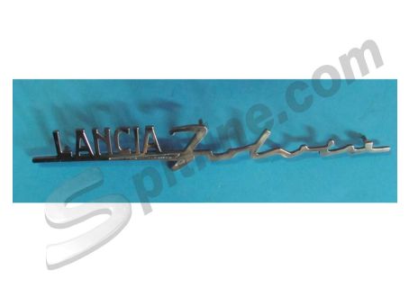 Scritta posteriore (con 3 perni lisci di fissaggio) Lancia Fulvia Coupé