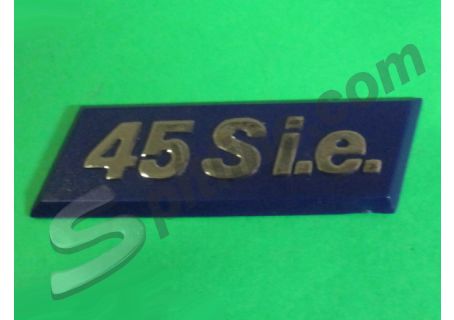 Scritta laterale Fiat Uno 45 S i.e. ('89)
