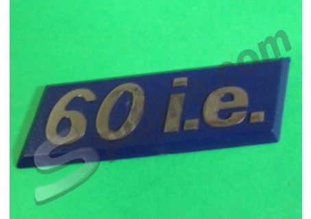 Scritta laterale Fiat Uno 60 i.e.  ('89)