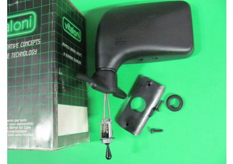 Specchio retrovisore esterno sinistro Vitaloni con regolatore interno Fiat 127 3^ serie ('81-'83)